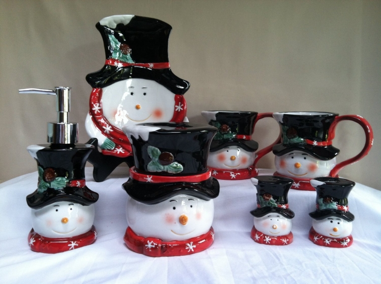 Snowman Winter Christmas Glass Ceramic Mug – Christmas