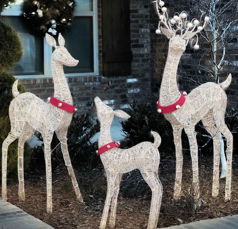 Lighted Christmas Holiday Deer Family | Christmas