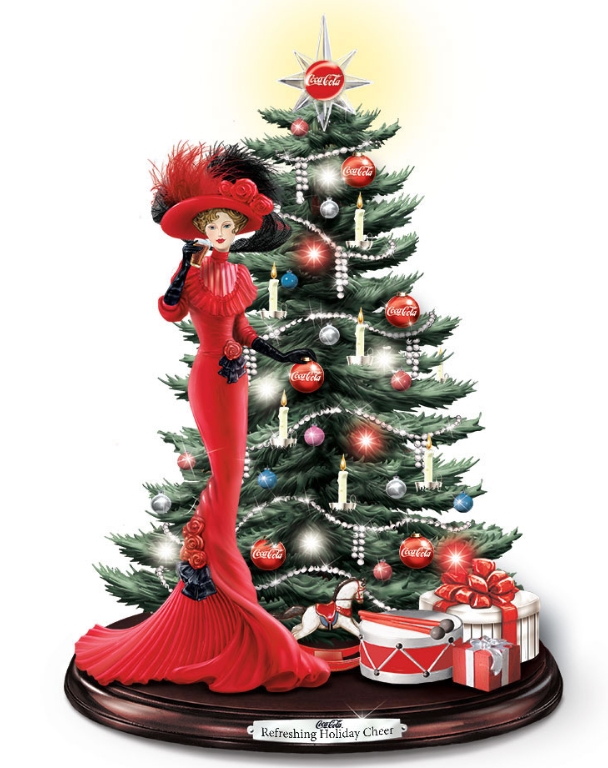 The Caroling Coca Cola Christmas Tree