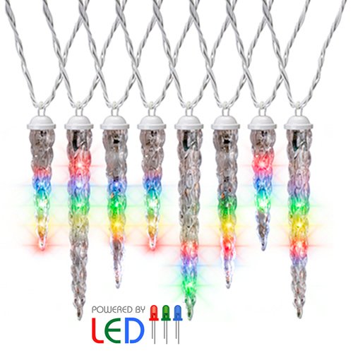 Lightshow Shooting Star Icicle Lights Multi-Color