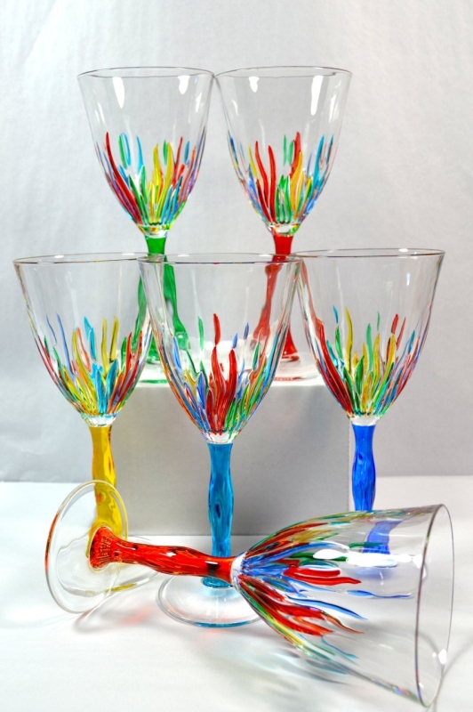 Authentic Italian Wine Glasses Christmas