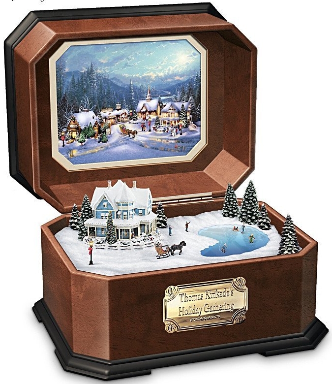 Holiday Gathering Collectible Music Box | Christmas