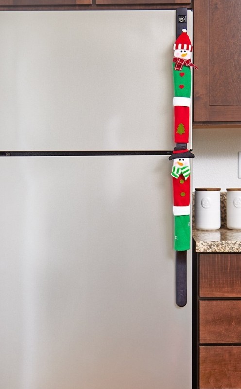 Snowman Kitchen Appliance Handle Covers