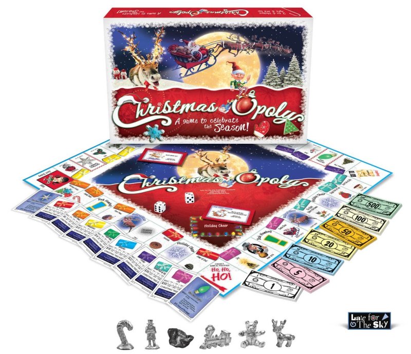 Christmas-opoly – a board game for Christmas time