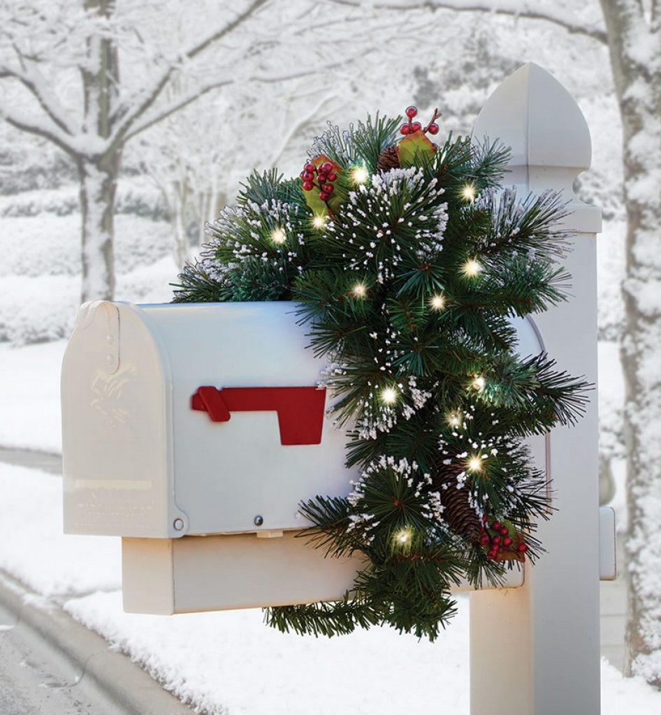 The Cordless Prelit Christmas Letter Box Cover | Christmas