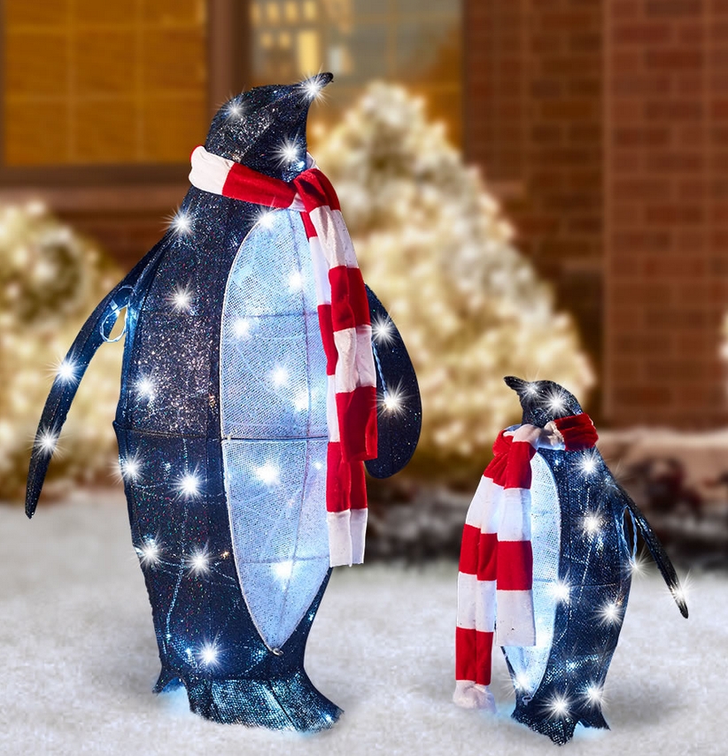 The Twinkling Christmas Penguins