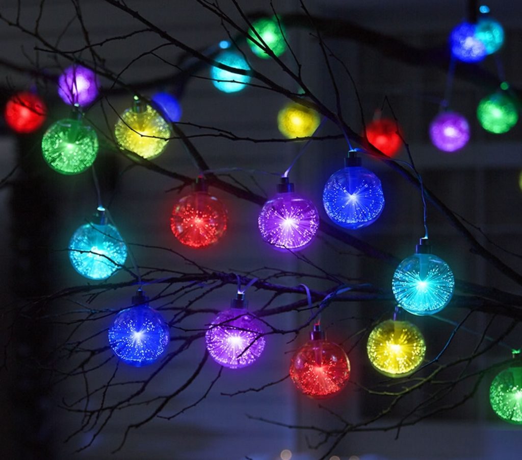 The 9′ Light Show Ornament Strand | Christmas