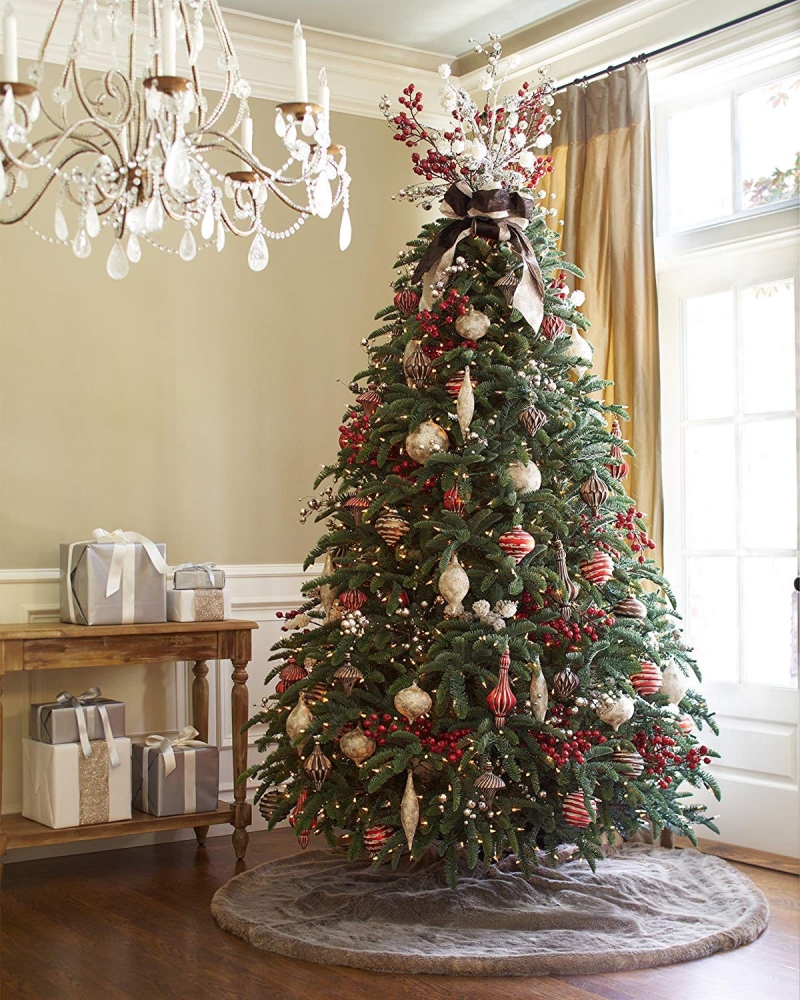 Balsam Hill Lodge Faux Fur Tree Skirt | Christmas