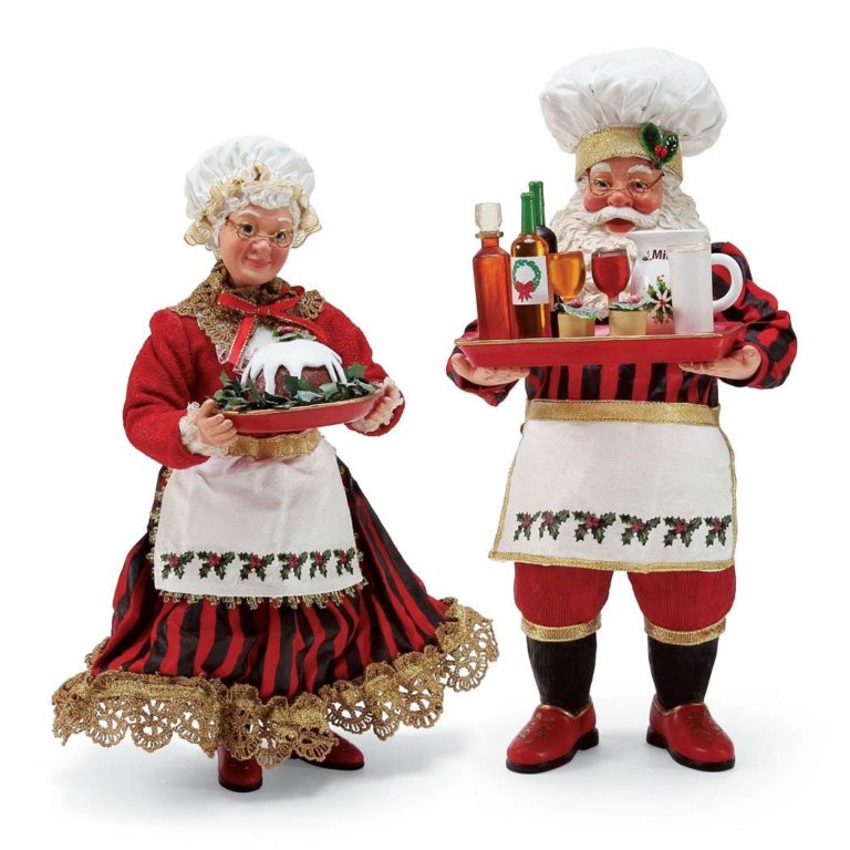 Bon Appetit Santa Happy Hour, 11″ Figurine | Christmas