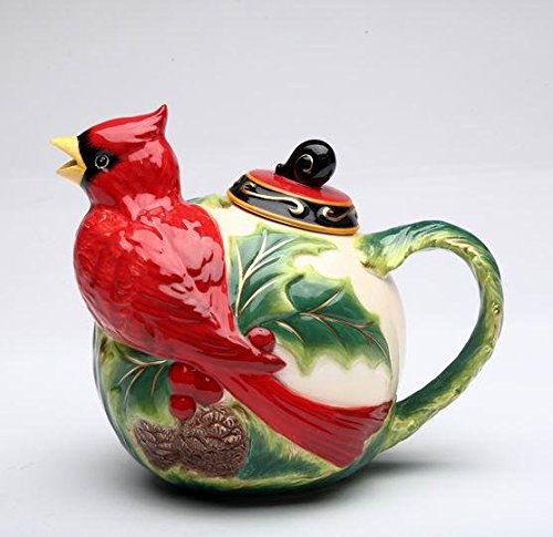 Ceramic Cardinal Teapot