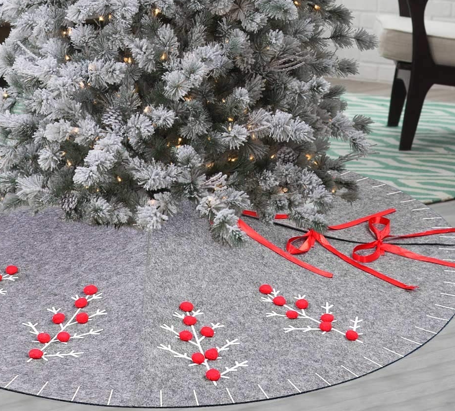 Christmas Felt Tree Skirt Christmas