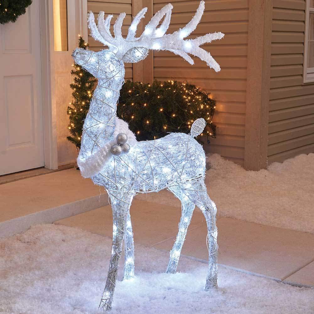 Deer Christmas Yard Lawn Decoration Garden Sculpture