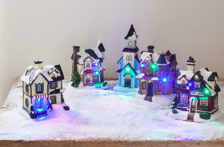 LED Light Up Christmas Village Scene Christmas