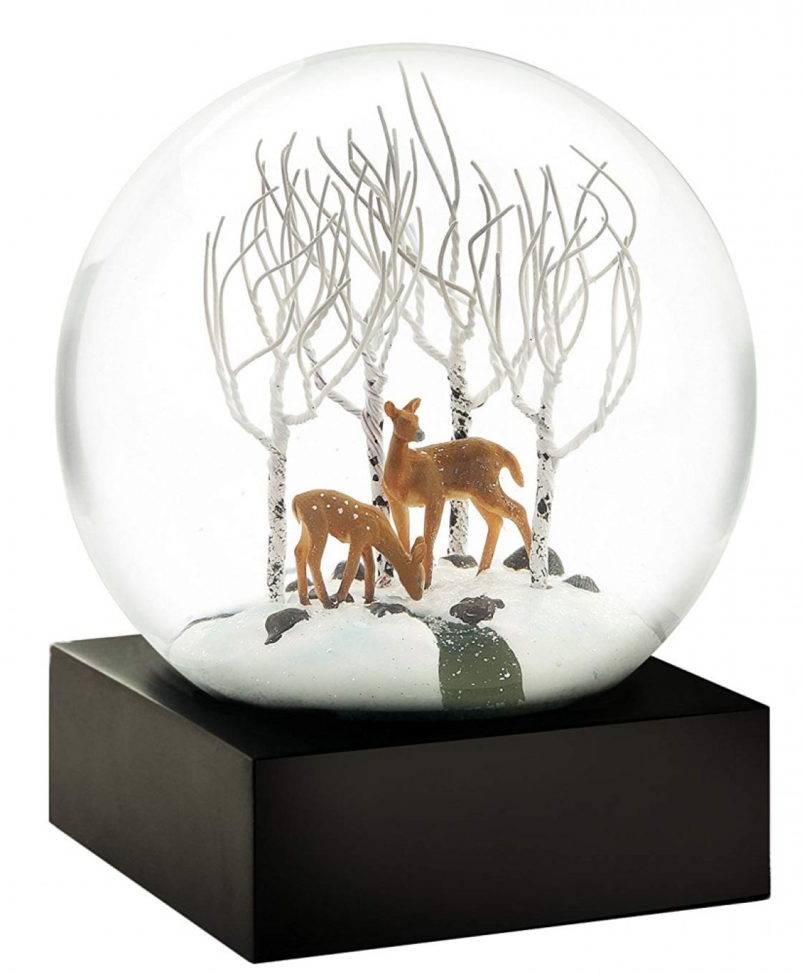 Deer in The Woods Snow Globe | Christmas