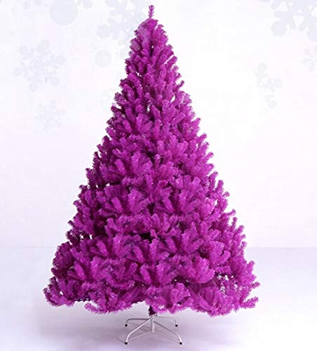 Purple artificial Christmas Tree