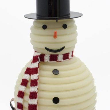 100-Hour Snowman Candle