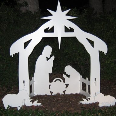 Christmas Outdoor Nativity Set