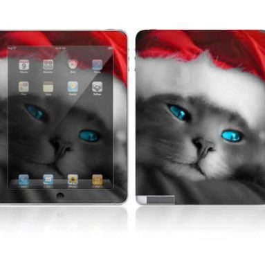 Kitty Cat Design Skin Decal Sticker for Apple iPad 2 Tablet E-Reader
