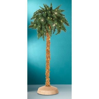 5 Foot Lighted Christmas Palm Tree