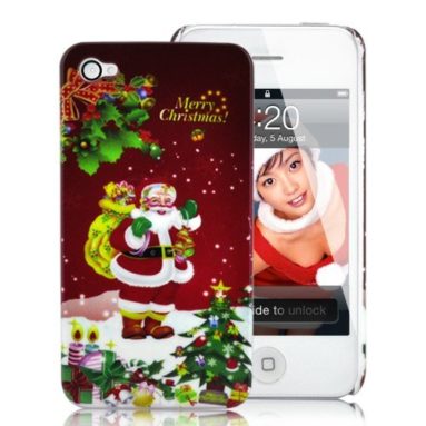 Merry Christmas iPhone 4 Hard Plastic Case