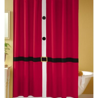 Santa Suit Shower Curtain