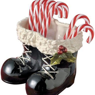 5-Inch Santa Boots Candy Dish