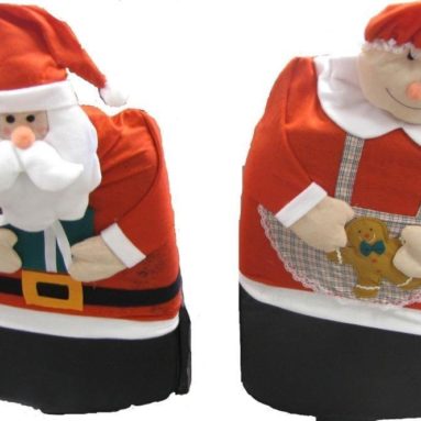 Mr and Mrs Santa Claus Seat Cover