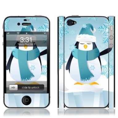 Christmas Winter Penguin iPhone 4S