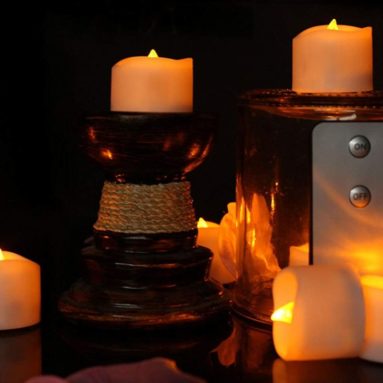Beauty Collector Battery Powered Candles Tealights with Remote