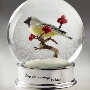 Bird Snow Globe