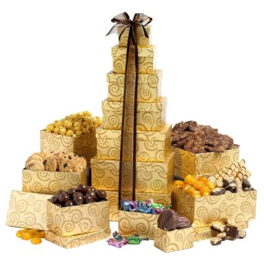 Broadway Basketeers Chocolate Festive Gift Tower