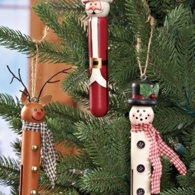 Christmas Clothespin Ornaments