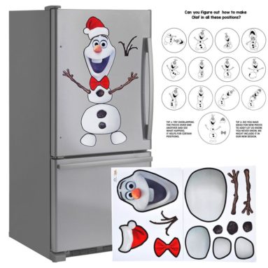Christmas Decoration Snowman Magnet Creative Set