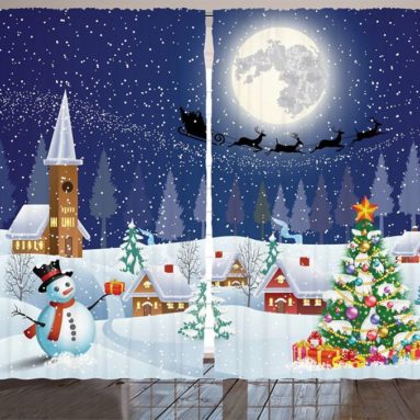 Christmas Decorations Curtains