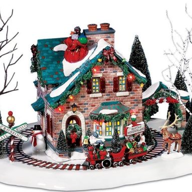 Christmas Lane Series Animated Snow Village