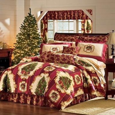 Christmas Tree Comforter Holiday Bedding