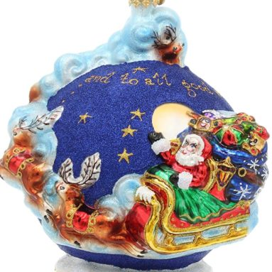 Christopher Radko Handcrafted Christmas Ornament