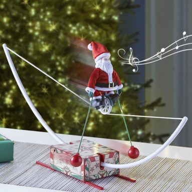 The Musical High Wire Cycling Santa