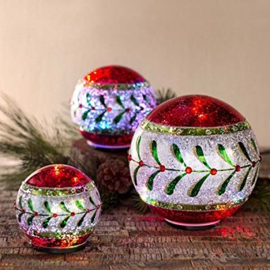 Color-Changing LED Table Christmas Balls