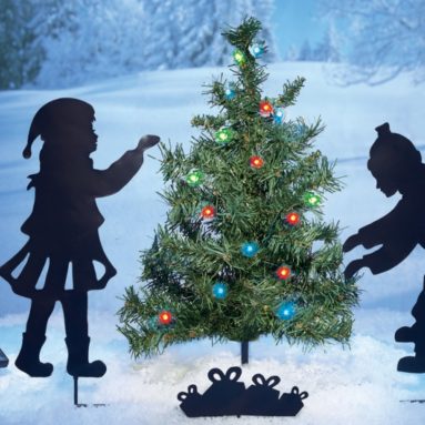 “Decorate the Tree” Shadow Stakes Solar Lights