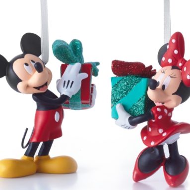 Disney Mickey and Minnie Mouse Christmas Ornaments