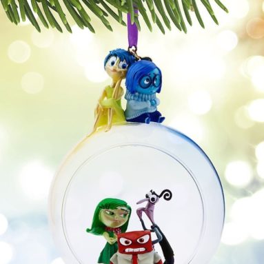 Disney Pixar Glass Globe Sketchbook Ornament