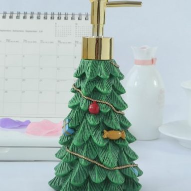 Dream Bath Christmas Tree Soap Dispenser/Lotion Dispenser