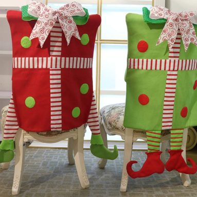 Elf Christmas Chair Slipcovers