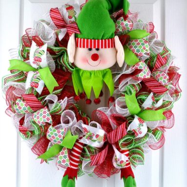 Elf Wreath | Elf Door Wreath