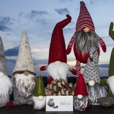 Handmade Christmas Gnome Ornaments