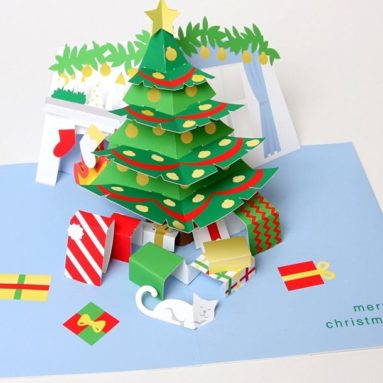 Holiday Room Boxed Pop Up Cards