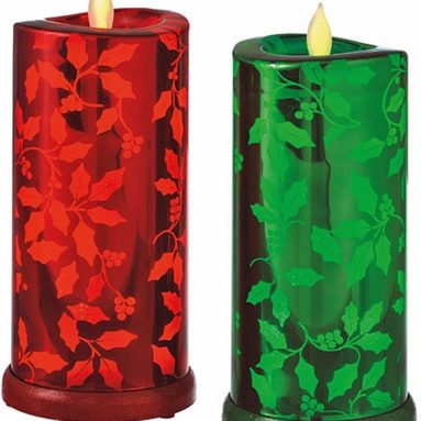 Holly Flicker Candle Light