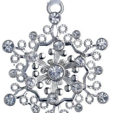 Jeweled Snowflake Ornament with Swarovski Crystal Elements
