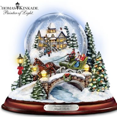 Jingle Bells Illuminated Musical Christmas Snowglobe